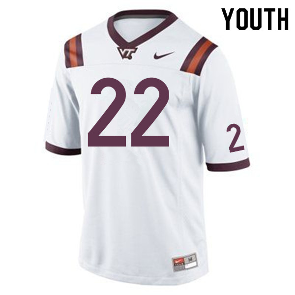 Youth #22 Chamarri Conner Virginia Tech Hokies College Football Jerseys Sale-Maroon